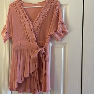 Pink romper